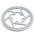 Disco Freno Rueda Trasera 110mm Para Patinete Eléctrico