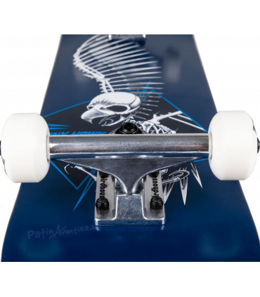 Skateboard Completo Birdhouse Stage 1 Full Skull 2 Azul 7.5 x 31"