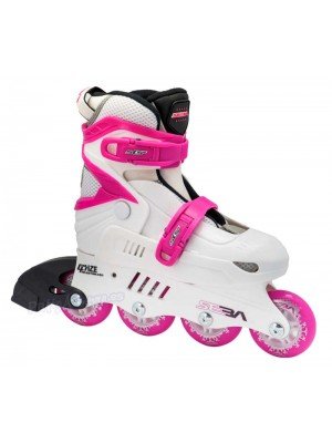 Patines Seba Junior Blanco/Rosa Niños Niñas